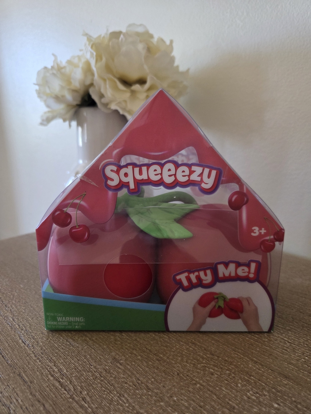Squeeezy Cherry Squishy Toy